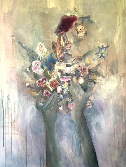 No One Noticed (Handmade & collaged)